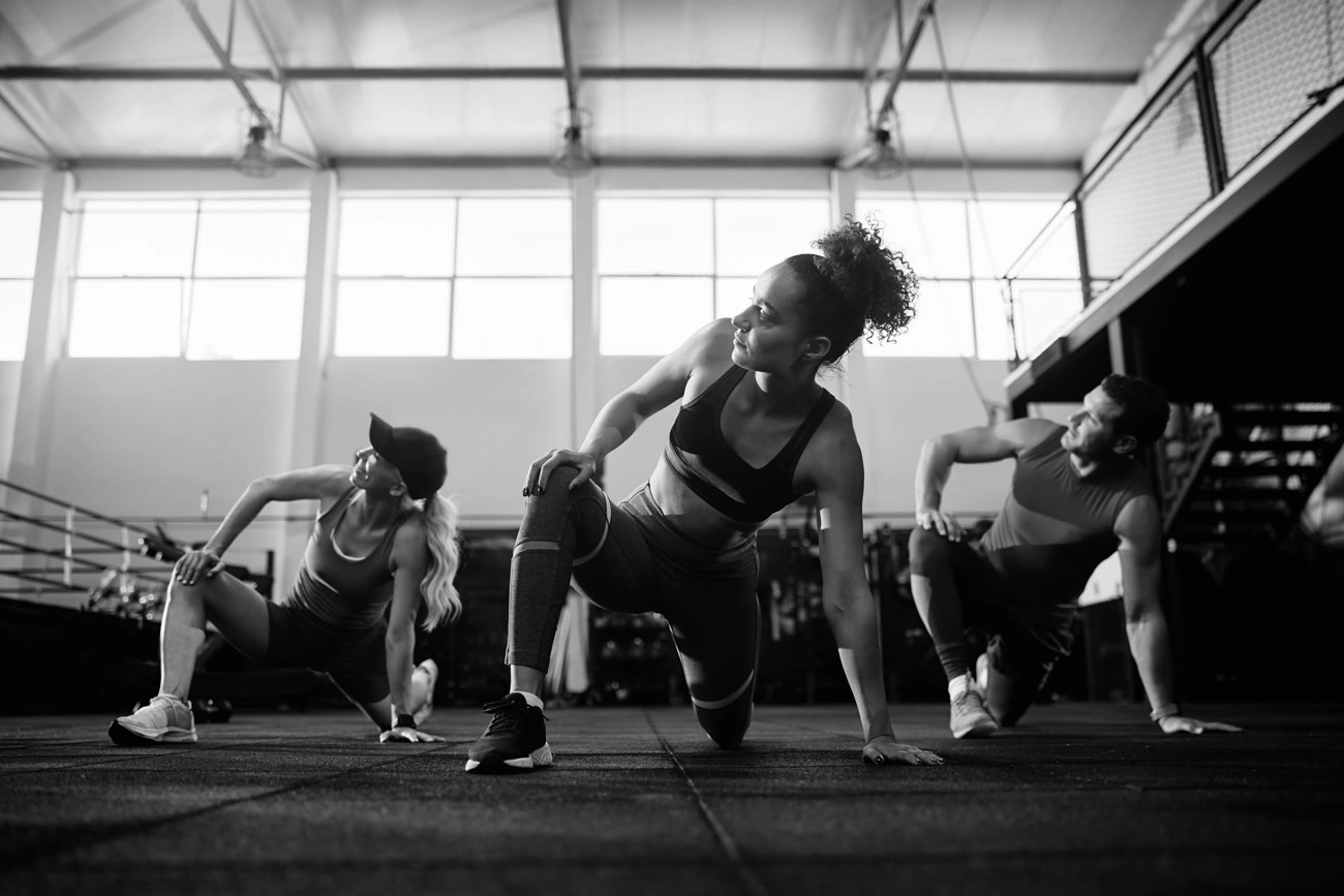 A guided mobility session.