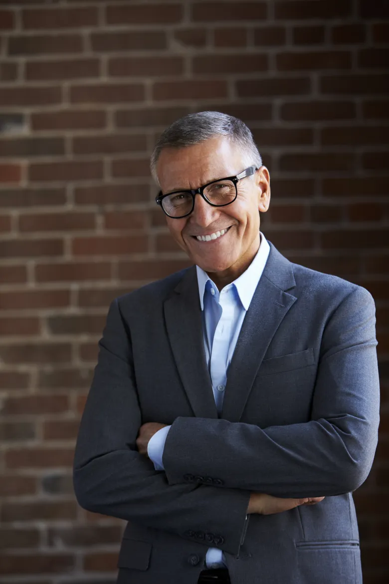 Portrait of Marcus Rivera, associate (fictional attorney, stock photography)