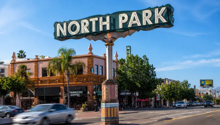 North Park neighborhood sign