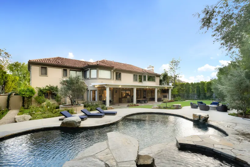 Spanish-style Pacific Beach home with a pool